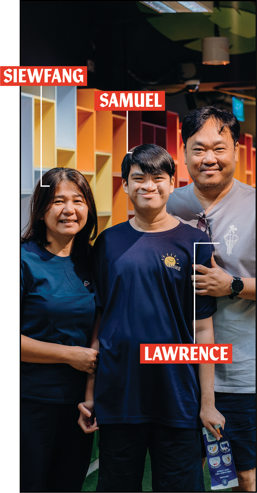 Lawrence, Siew Fang and Samuel